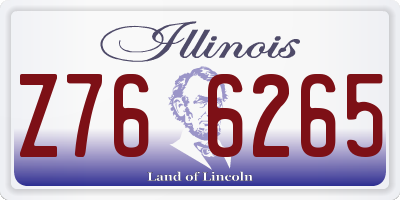 IL license plate Z766265