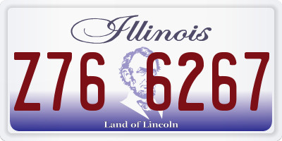 IL license plate Z766267