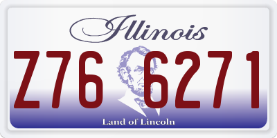 IL license plate Z766271