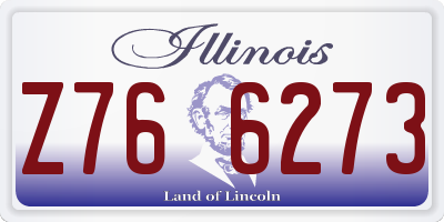 IL license plate Z766273