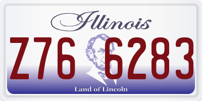 IL license plate Z766283