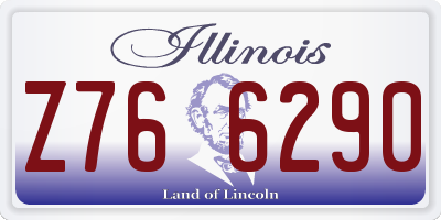 IL license plate Z766290