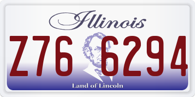 IL license plate Z766294