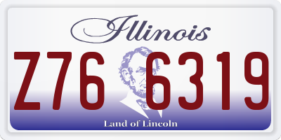 IL license plate Z766319