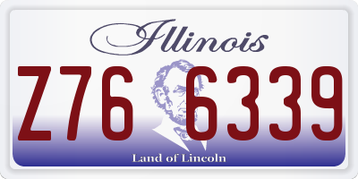 IL license plate Z766339