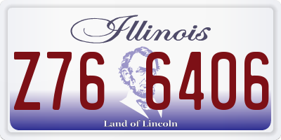 IL license plate Z766406