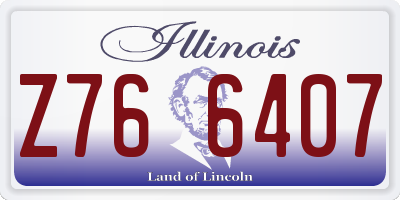 IL license plate Z766407