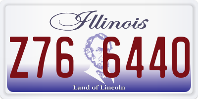 IL license plate Z766440