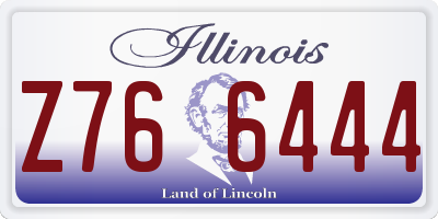 IL license plate Z766444