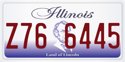 IL license plate Z766445