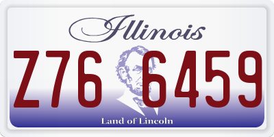 IL license plate Z766459