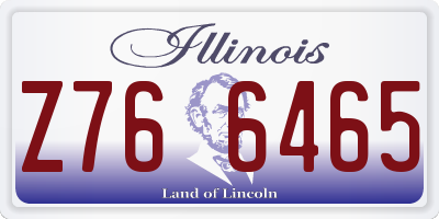 IL license plate Z766465