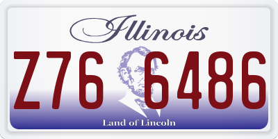 IL license plate Z766486