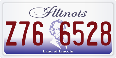 IL license plate Z766528