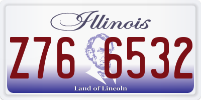 IL license plate Z766532