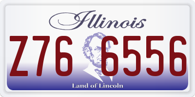 IL license plate Z766556