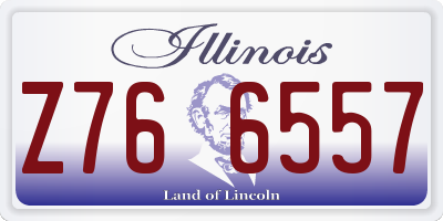 IL license plate Z766557