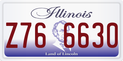 IL license plate Z766630