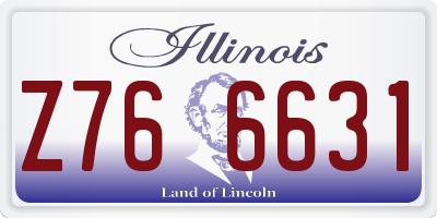 IL license plate Z766631