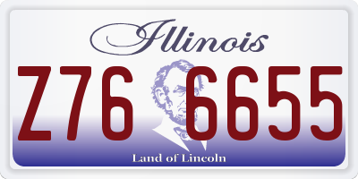IL license plate Z766655