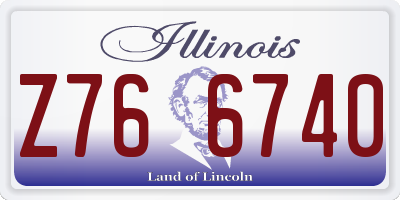 IL license plate Z766740