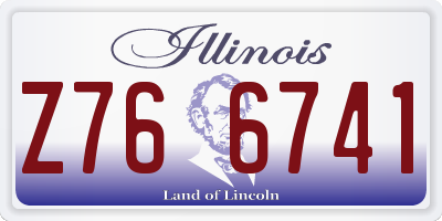 IL license plate Z766741