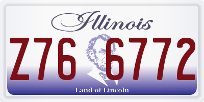 IL license plate Z766772