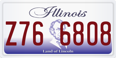 IL license plate Z766808