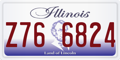 IL license plate Z766824