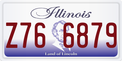 IL license plate Z766879