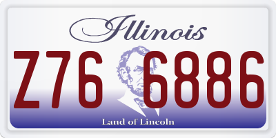 IL license plate Z766886