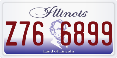 IL license plate Z766899