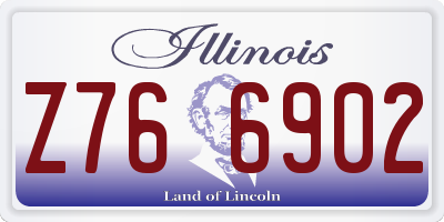 IL license plate Z766902