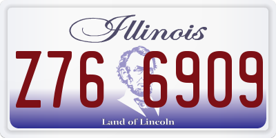 IL license plate Z766909