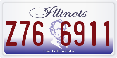 IL license plate Z766911