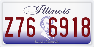 IL license plate Z766918