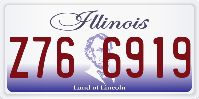 IL license plate Z766919