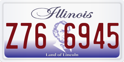 IL license plate Z766945