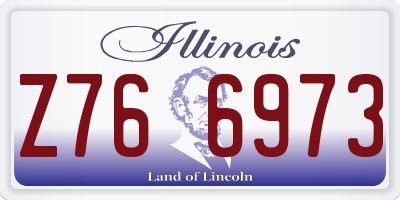 IL license plate Z766973