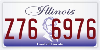 IL license plate Z766976