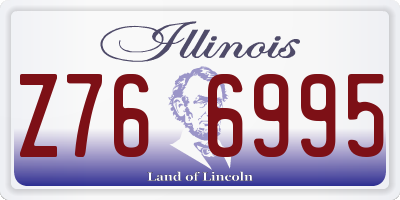 IL license plate Z766995