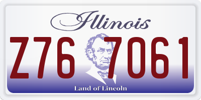 IL license plate Z767061