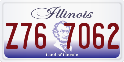 IL license plate Z767062