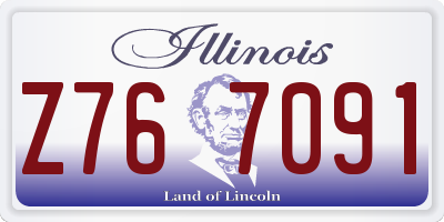 IL license plate Z767091