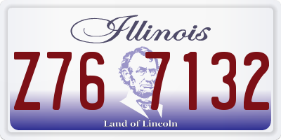 IL license plate Z767132
