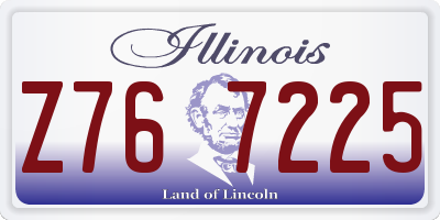 IL license plate Z767225