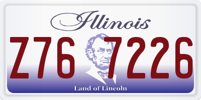 IL license plate Z767226
