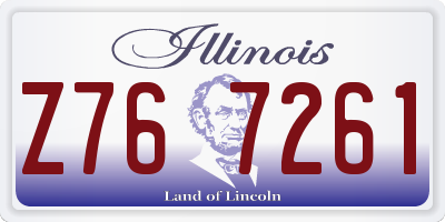 IL license plate Z767261