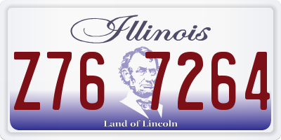 IL license plate Z767264