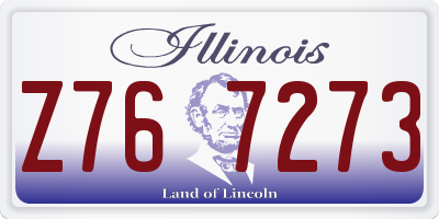 IL license plate Z767273